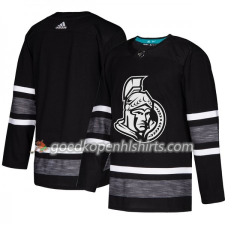Ottawa Senators Blank 2019 All-Star Adidas Zwart Authentic Shirt - Mannen